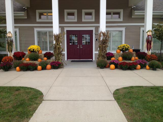 Stewart Terrace Fall Decoration