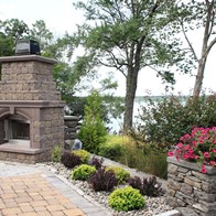Outdoor Fireplace Finished